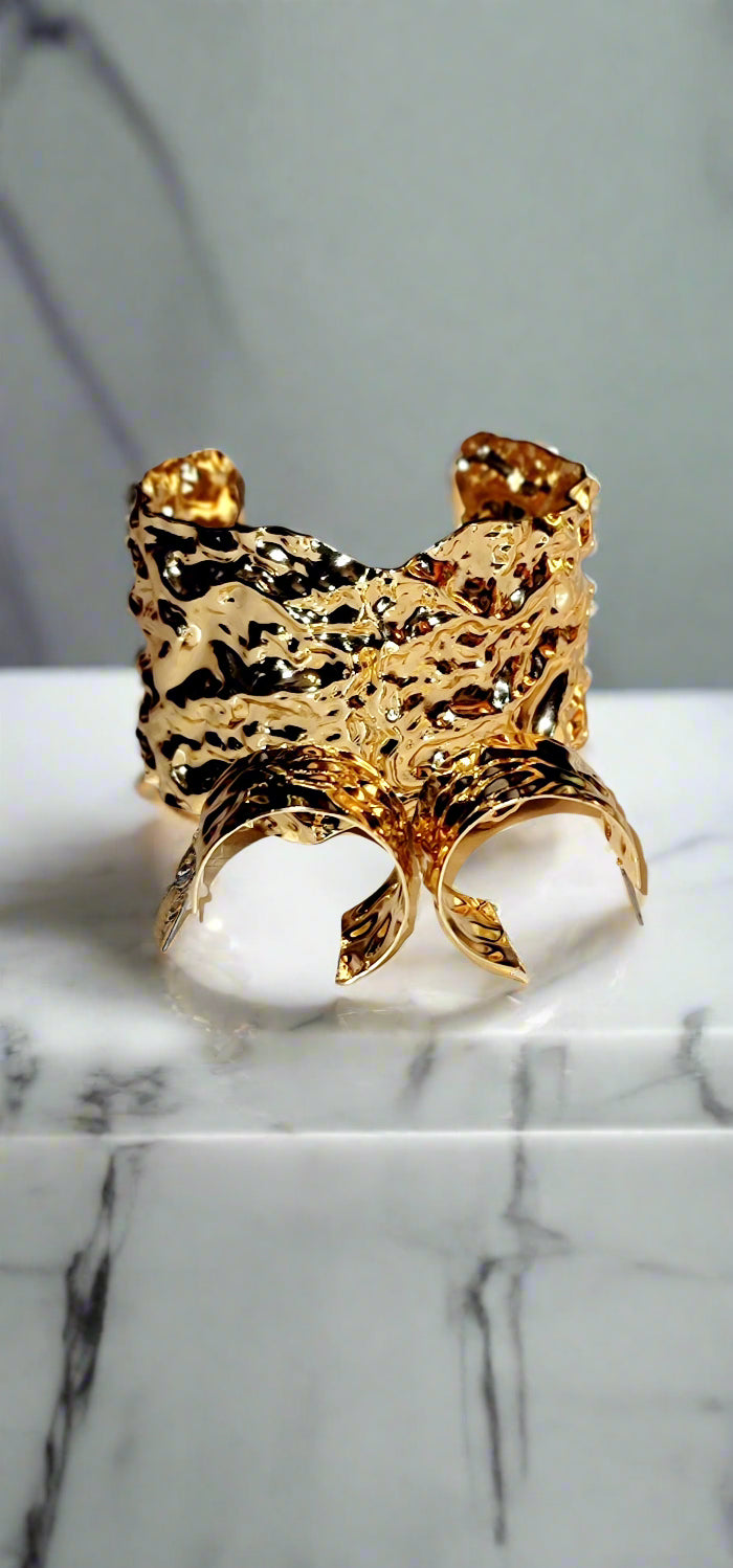 CRUSH IT GOLD BRACELET/EARRING/SET