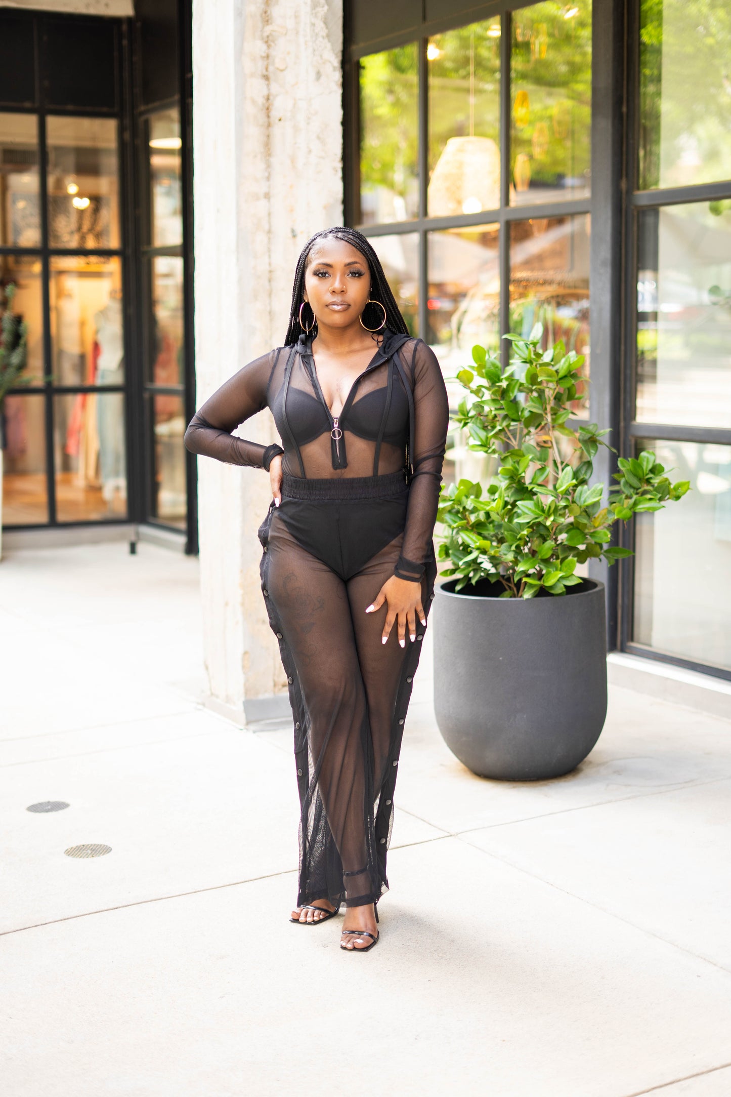 Vacay Pant mesh 2pc set
