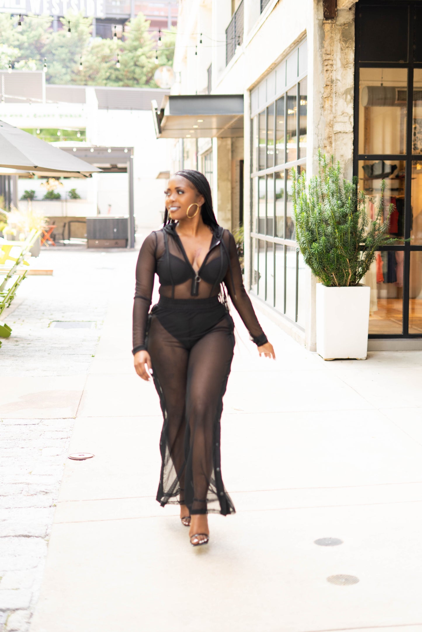 Vacay Pant mesh 2pc set