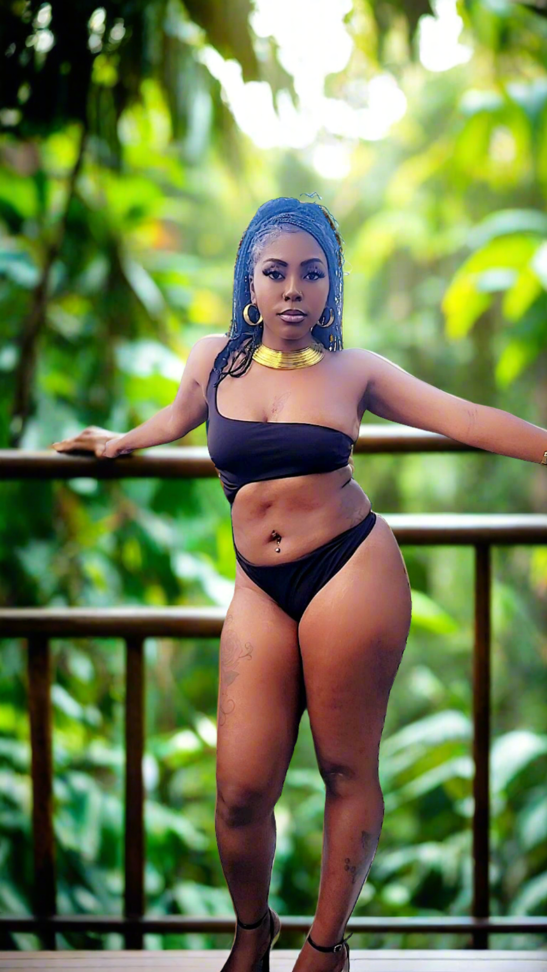 Let's Move something 1pc bathing suit