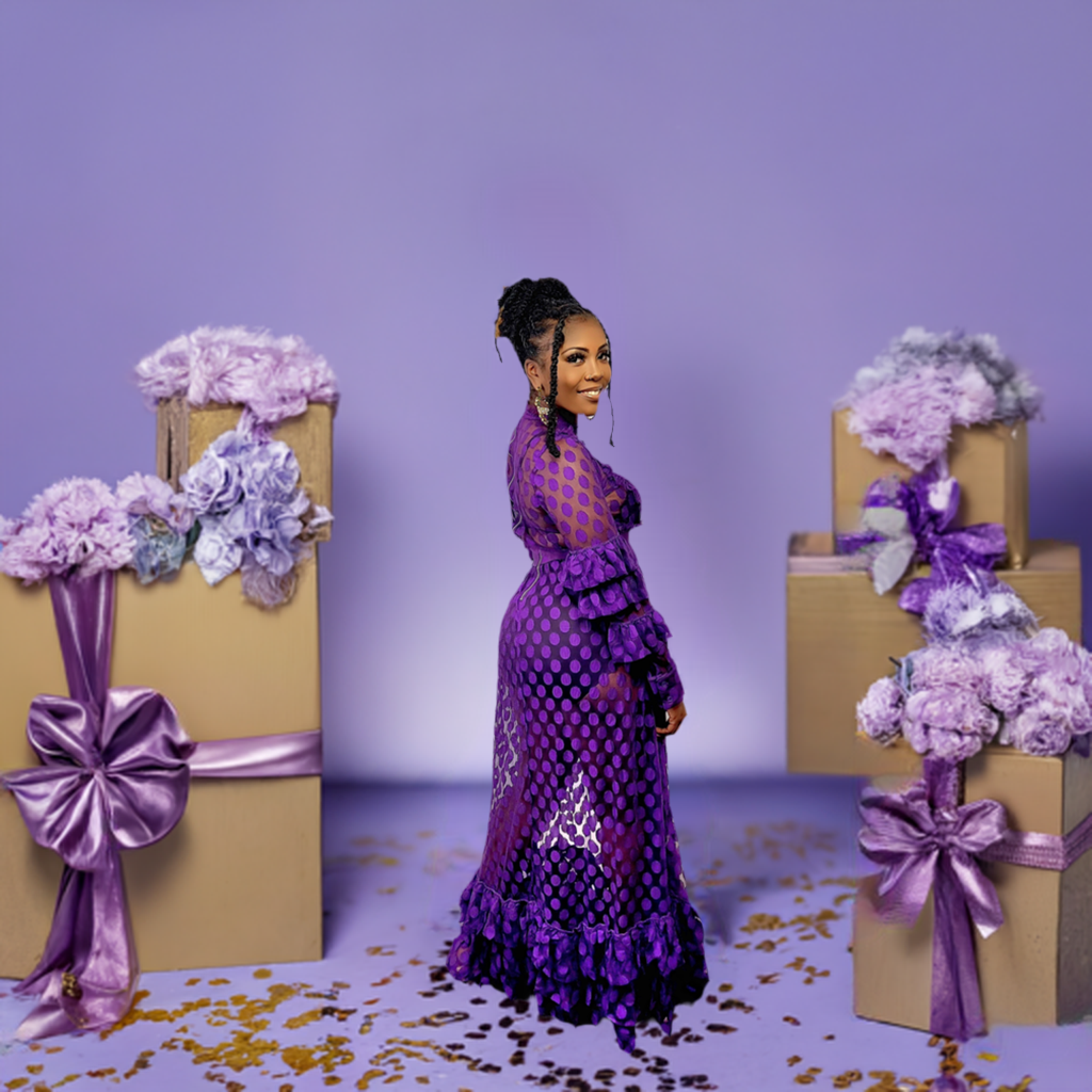 Purple Hazes Lace Dress