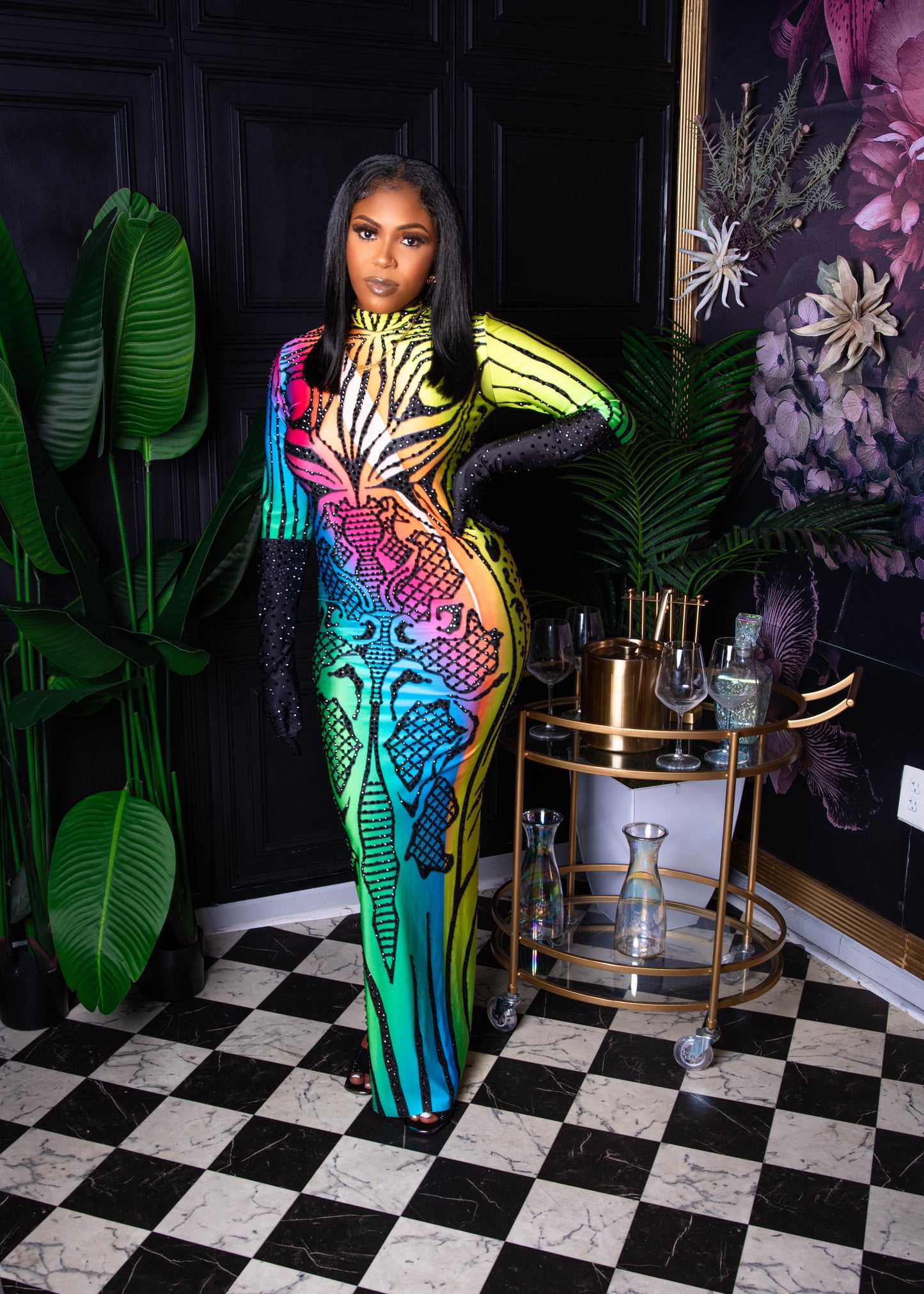 RHINESHONE SAFARI DRESS