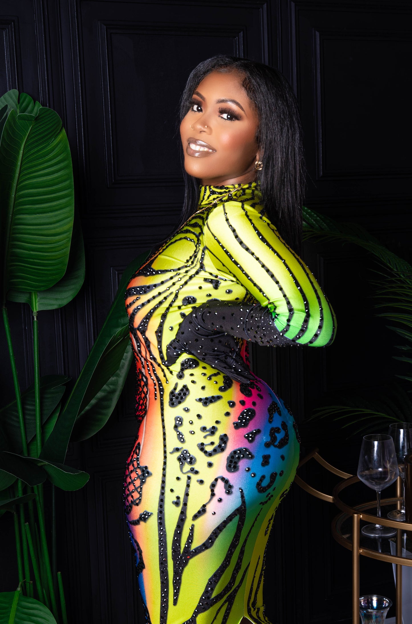 RHINESHONE SAFARI DRESS