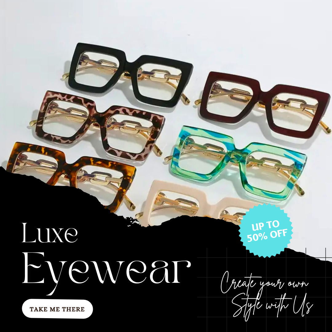 Luxe Gold chain Eyewear