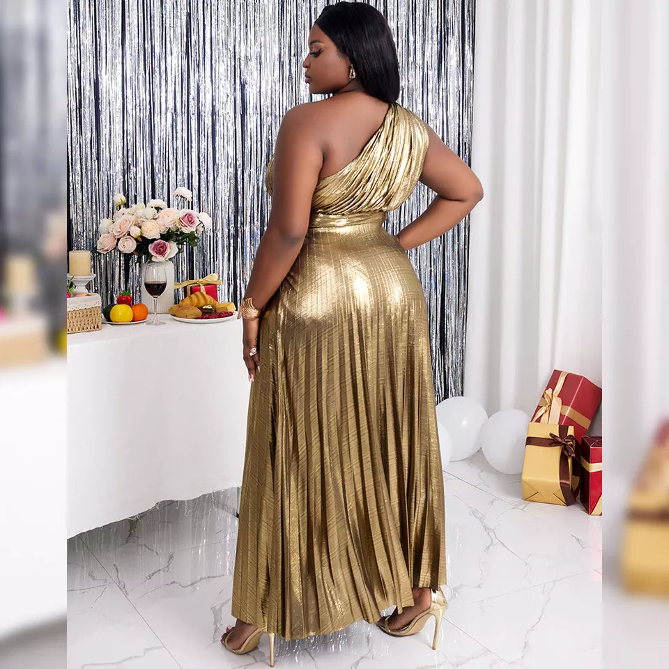 ALL ABOUT THE GOLD COCKTAIL DRESS