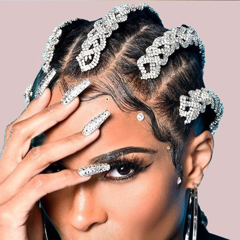 My Braids Always cute Rhinestone Hair Accessories