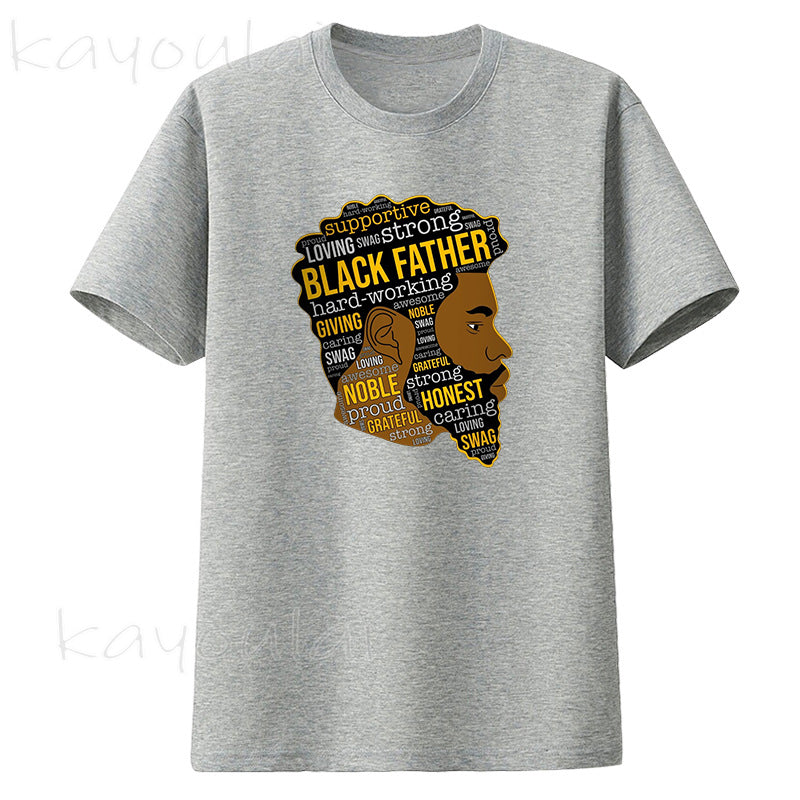 BLACK FATHER T-SHIRTS