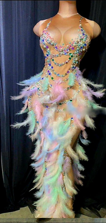 It's the Cotton Candy Feathers for Me dress